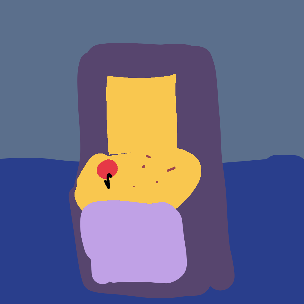 “a glowing arcade machine in the dark” drawn by Kris
