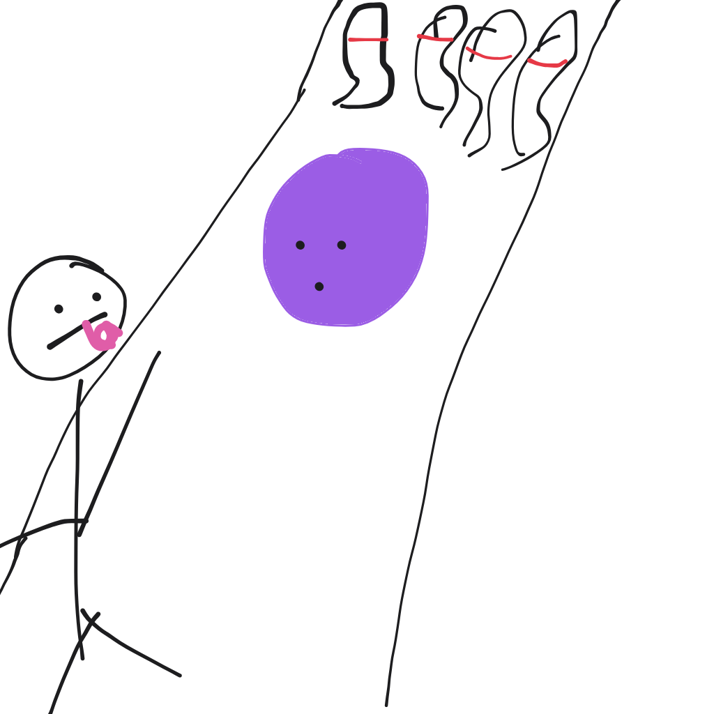 "a bowling ball knocking down pins" drawn by @phildunphy