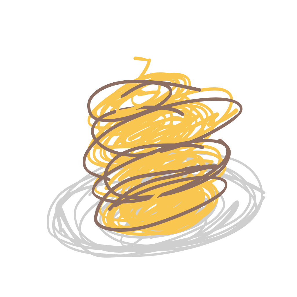 “a stack of pancakes with syrup” drawn by 10350253