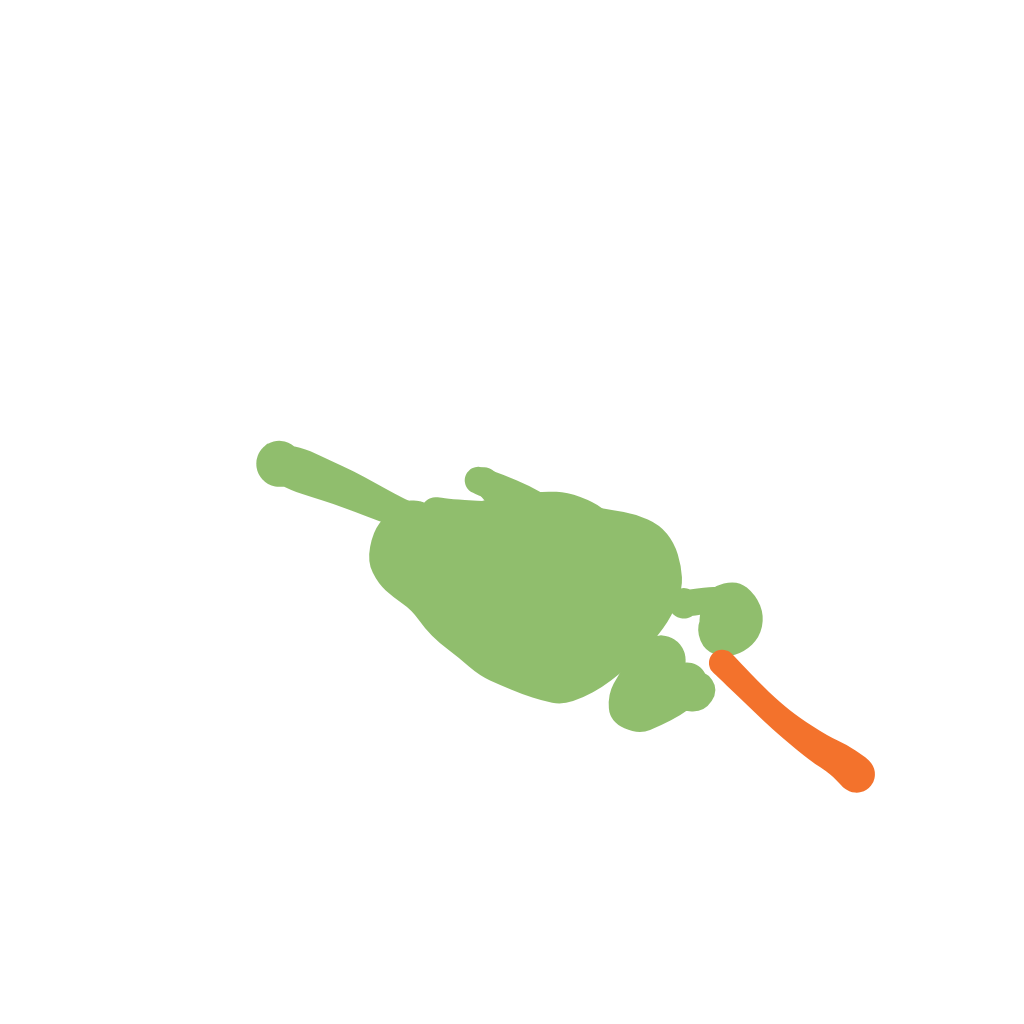 “a chameleon on a twisting jungle vine” drawn by Abiha
