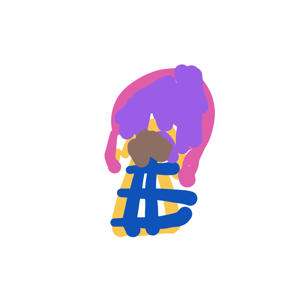 “a towering ice cream sundae” drawn by Abiha