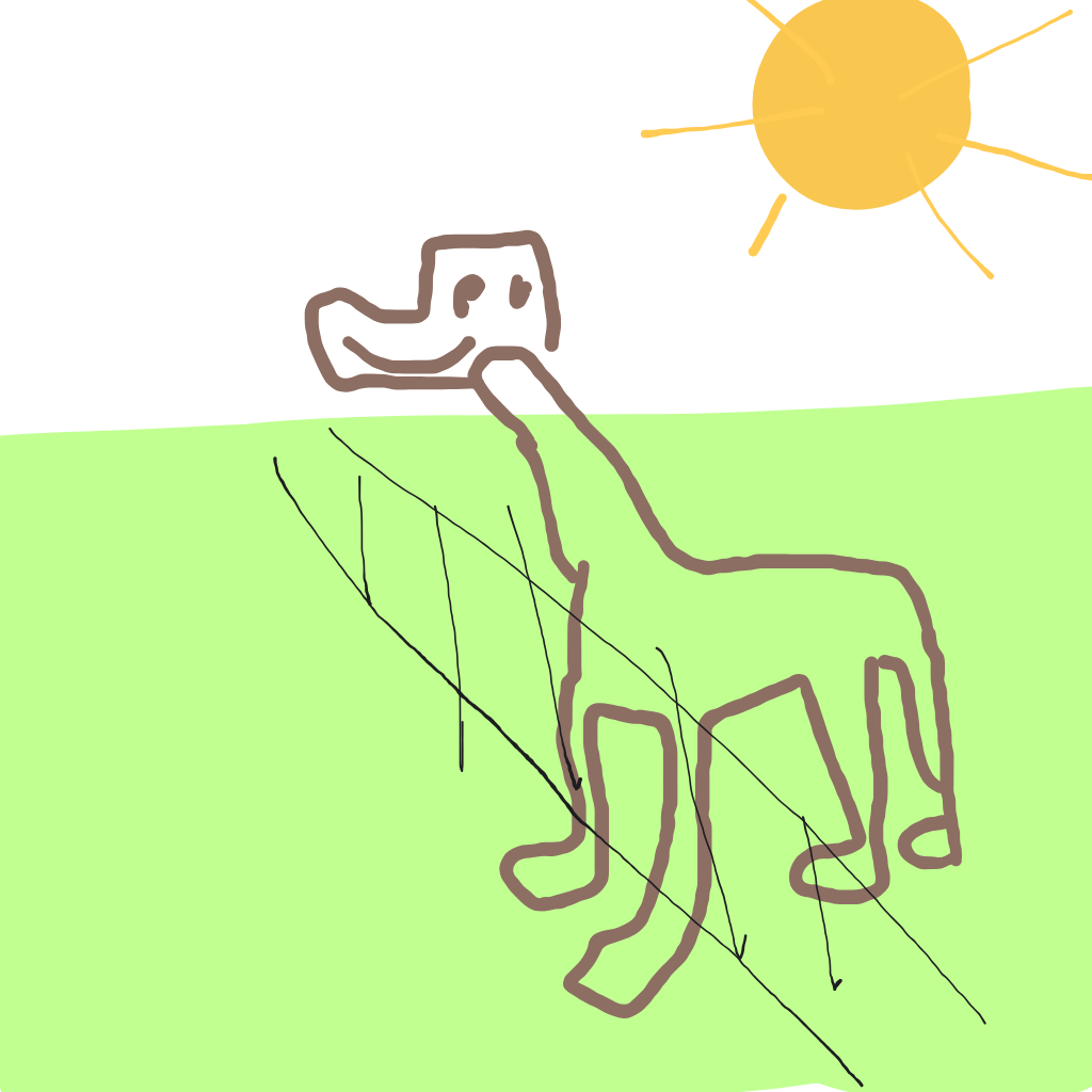 “a horse jumping over a fence” drawn by Otter6361