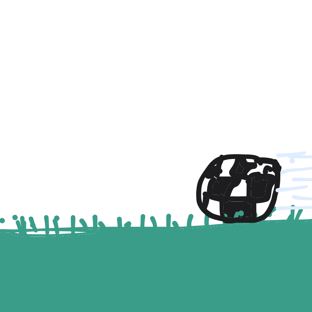 “a soccer ball rolling on the grass” drawn by Asse
