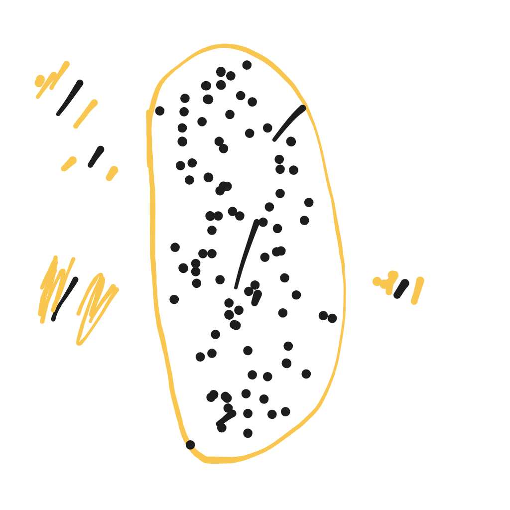 “a cross-section of a busy beehive” drawn by ABGamer