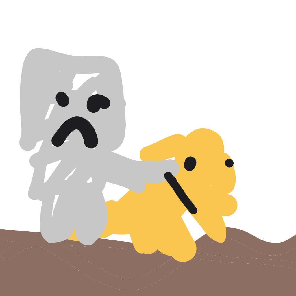 “a robot walking a dog” drawn by 10350253